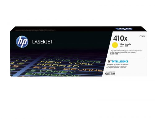 HP 410X (Yield: 5,000 Pages) High Yield Yellow Toner Cartridge