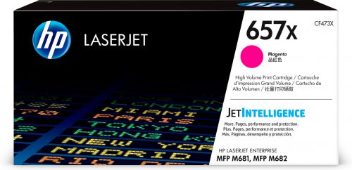 HP 657X (Yield 23,000 Pages) High Yield Original LaserJet Toner Cartridge (Magenta)