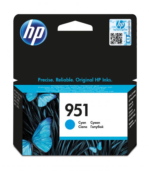 HP 951 (Yield: 700 Pages) Ink Cartridge (Cyan)