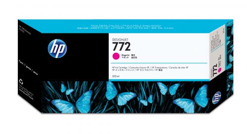 HP 772 Magenta Ink Cartridge (300ml) for HP Designjet Z5200 PostScript Printer
