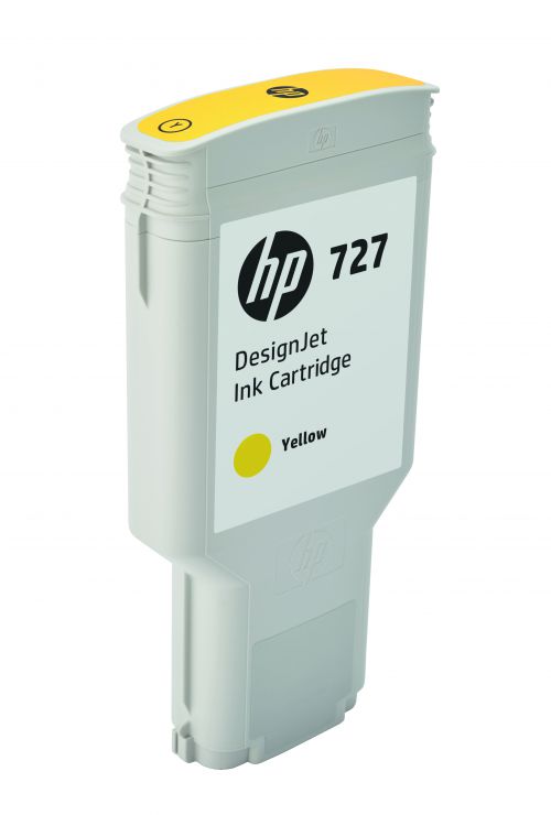 HP 727 (300ml) DesignJet Ink Cartridge (Yellow)