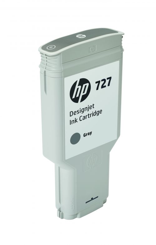 HP 727 (300ml) Grey Ink Cartridge for DesignJet Printers