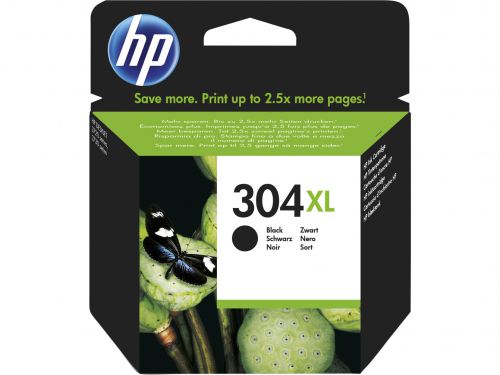 HP 304XL (Yield 300 Pages) Black Original Ink Cartridge