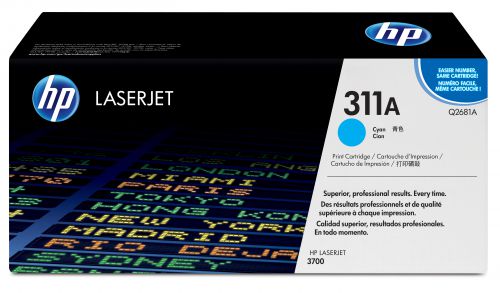 HP 311A Cyan Smart Print Cartridge (Yield 6,000) for LaserJet 3700