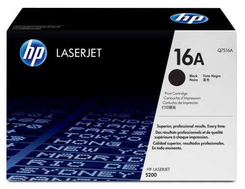 HP 16A (Yield: 12,000 Pages) Black Toner Cartridge