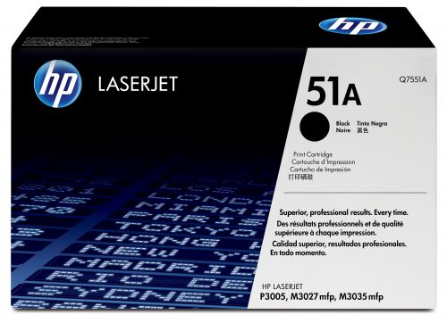 HP 51A (Yield: 6,500 Pages) Black Toner Cartridge