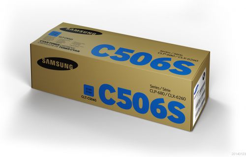 HP C506S Cyan Toner Cartridge (Yield 1500 Pages) for CLP-680/CLX-6260 Colour Laser Printers