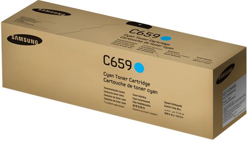 HP CLT-C659S Cyan Toner Cartridge (Yield 20,000 Pages) for CLX-8650ND/CLX-8640ND Laser Printers
