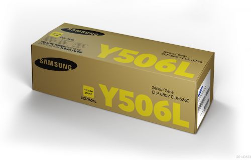 HP CLT-Y506L (Yield: 3,500 Pages) Yellow Laser Toner Cartridge