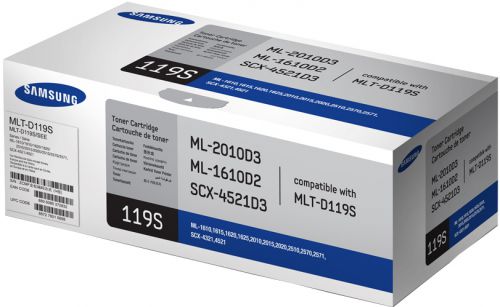 HP MLT-D119S (Yield 2,000 Pages) Black Toner Cartridge for ML-1610/ML-1615/ML-1620/ML-1625/ML-2010/ML-2015/ML-2020/ML-2510/ML-2570/ML-2571/SCX-4321/SC