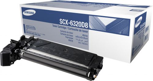HP SCX-6320D8 Black Toner Cartridge (Yield 8,000 Pages) for SCX-6220/SCX-6320F/SCX-6122FN/SCX-6322DN Laser Printers