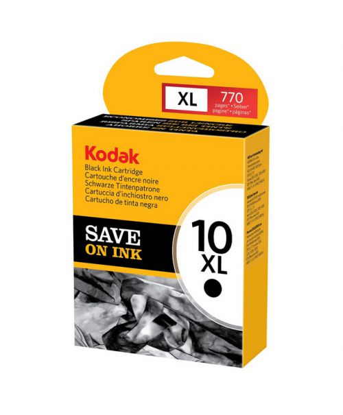 Kodak 10XL (Yield: 770 Pages) High Yield Black Ink Cartridge