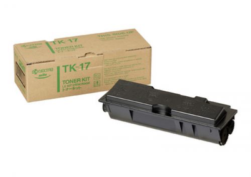Kyocera TK-17 Black (Yield 6,000 Pages) Toner Cartridge for FS-1000/FS-1000+/FS-1010/FS-1050 Printers