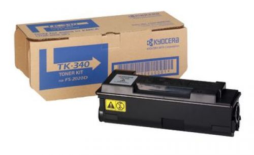 Kyocera TK-340 Black (Yield 12,000 Pages) Toner Cartridge for FS-2020D Printers