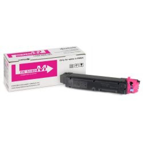 Kyocera TK-5140M (Yield: 5,000 Pages) Magenta Laser Toner Cartridge