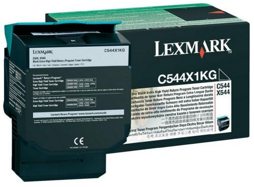 Lexmark Return Program (Extra High Yield: 6,000 Pages) Black Toner Cartridge for C544, X544 Colour Laser Printers