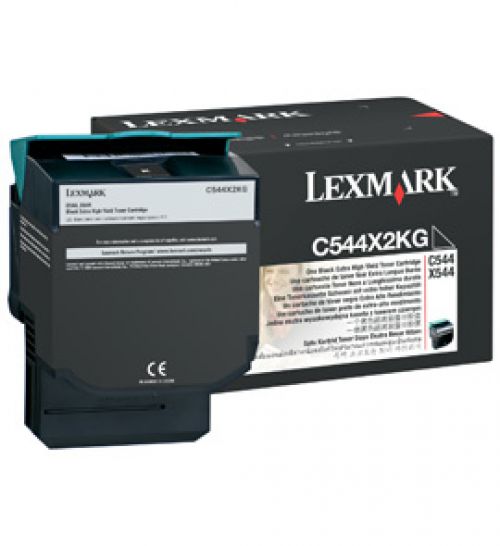 Lexmark (Extra High Yield: 6,000 Pages) Black Toner Cartridge for C544dn/C544dtn/C544dw/C544n