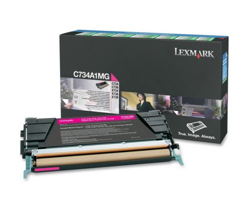 Lexmark Return Program (Yield: 6,000 Pages) Magenta Toner Cartridge for C734/C736/X734/X736/X738 Colour Laser Printers