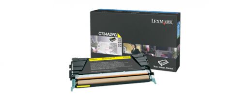 Lexmark (Yield: 6,000 Pages) Yellow Toner Cartridge for C734/C736/X734/X736/X738 Colour Laser Printers