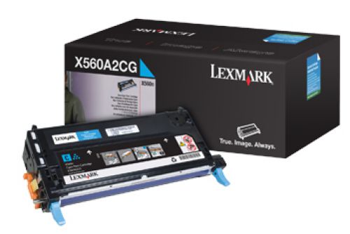 Lexmark Cyan Print Cartridge (Yield 4,000 Pages) for X560