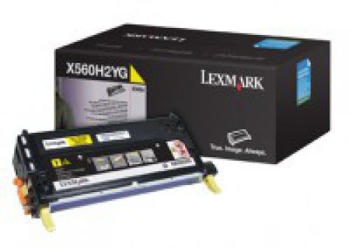 Lexmark X560 Yellow High Yield Print Cartridge (Yield 10,000 Pages)