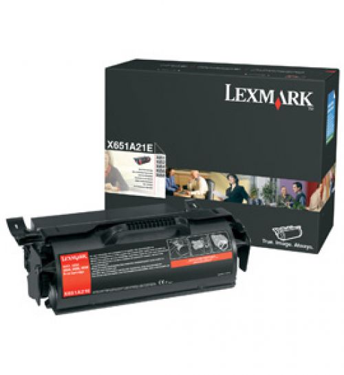 Lexmark Black Print Cartridge (Yield 7,000 Pages) for X651, X652, X654, X656, X658