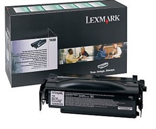Lexmark Black High Yield Return Programme Print Cartridge Corporate (Yield 12,000 Pages) for T430