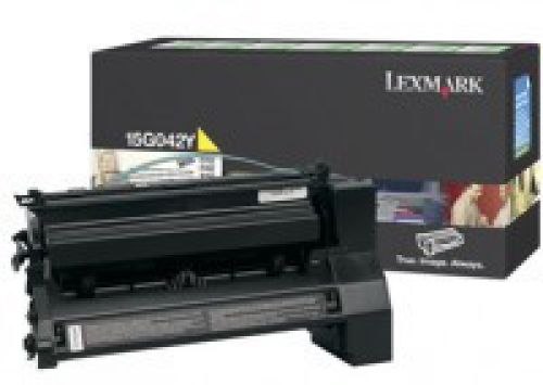 Lexmark Yellow High Yield Return Program Print Cartridge (Yields 15,000)