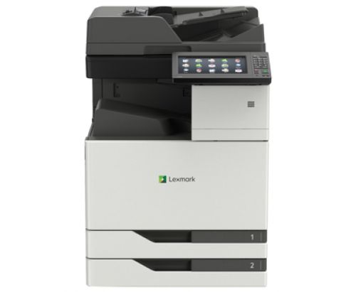 LEX32C0248 | Loaded with standard features, the 35 ppm, A3 Lexmark CX921de supports demanding workloads through a powerful combination of printing, copying, scanning, faxing and optional finishing.