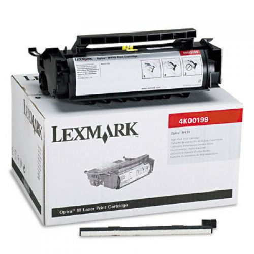 Lexmark (High Yield: 10,000 Pages) Laser Black Toner Cartridge for Optra M4xx