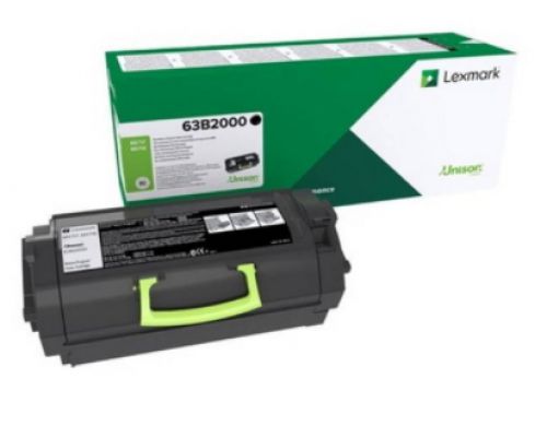 Lexmark Return Program 63B2000 (Yield: 11,000 Pages) Black Toner Cartridge