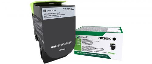 Lexmark Return Program 71B20K0 (Standard Yield: 3,000 Pages) Black Toner Cartridge