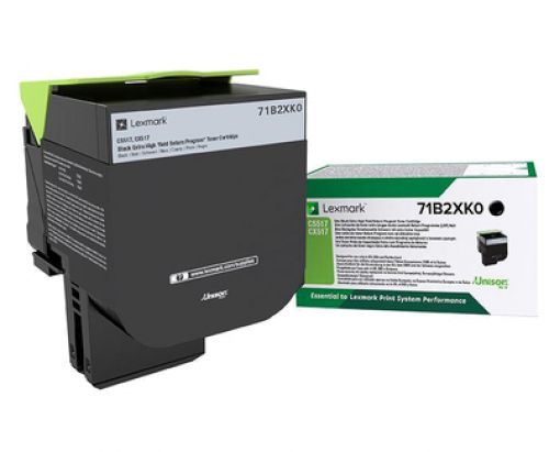 Lexmark Return Program 71B2XK0 (Extra High Yield: 8,000 Pages) Black Toner Cartridge