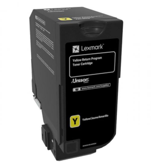 Lexmark Return Program(Standard Yield: 3,000 Pages) Yellow Toner Cartridge