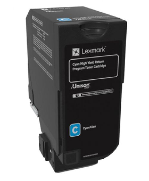 Lexmark Return Program (High Yield: 12,000 Pages) Cyan Toner Cartridge