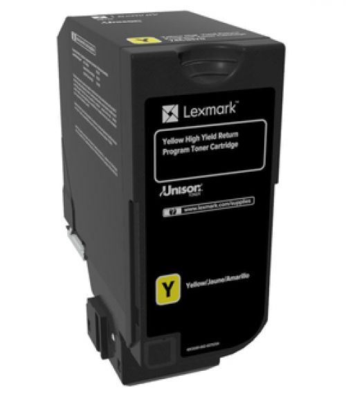 Lexmark Return Program (High Yield: 12,000 Pages) Yellow Toner Cartridge