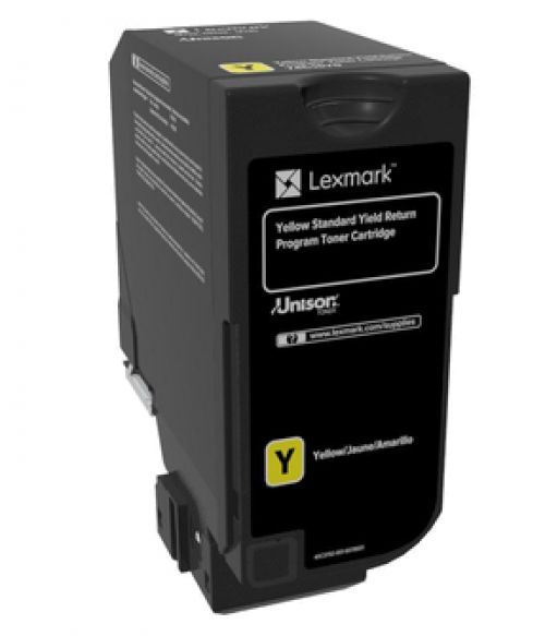 Lexmark Return Program (Standard Yield: 7,000 Pages) Yellow Toner Cartridge for CS720, CS725, CX725