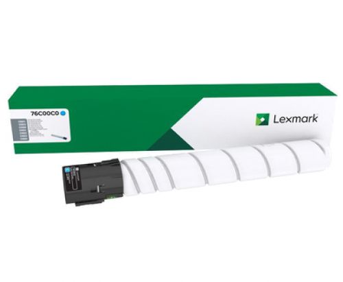 Lexmark 76C00C0 (Yield: 11,500 Pages) Standard Yield Cyan Toner Cartridge