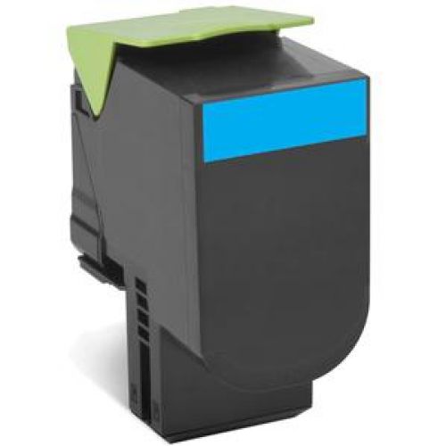 Lexmark Return Program 802XC (Extra High Yield: 4,000 Pages) Cyan Toner Cartridge