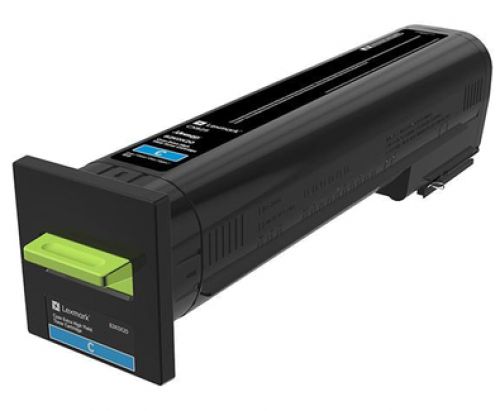 Lexmark CS820 (High Yield: 22,000 Pages) Cyan Toner Cartridge