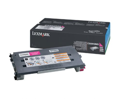 Lexmark C500 (High Yield: 3,000 Pages) Magenta Toner Cartridge