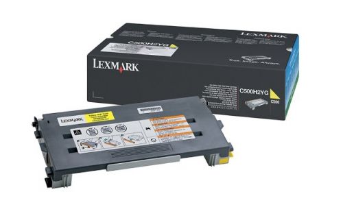 Lexmark C500 High Yield: 3,000 pages) Yellow Toner Cartridge
