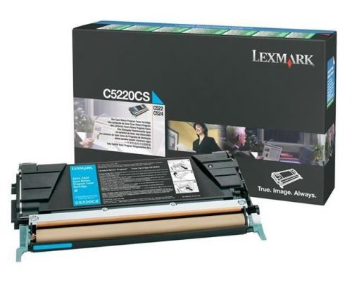 Lexmark Return Program C522, C524, C53x Cyan Return Program Toner Cartridge (Yield: 3,000) Pages)