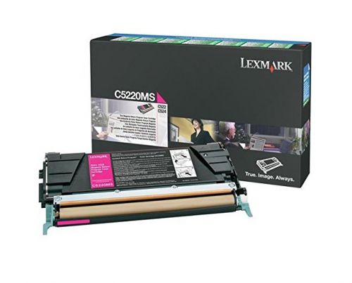 Lexmark Return Program (Yield: 3,000 Pages) Magenta Toner Cartridge for C522, C524, C53x Printer