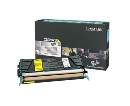Lexmark Return Program C522, C524, C53x Yellow Return Program Toner Cartridge (Yield: 3,000 Pages)