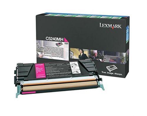 Lexmark Return Program (High Yield: 5,000 Pages) Magenta Toner Cartridge for C524 Printer