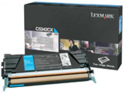Lexmark Cyan Toner Cartridge for C534 Printer (Yield: 7,000 Pages)
