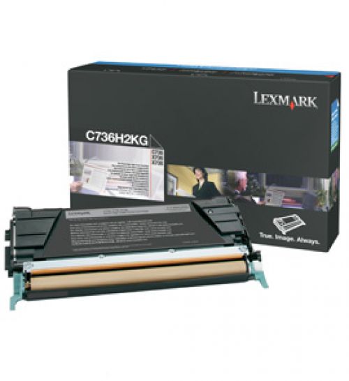Lexmark (High Yield: 12,000 Pages) Black Toner Cartridge for C736/X736/X738