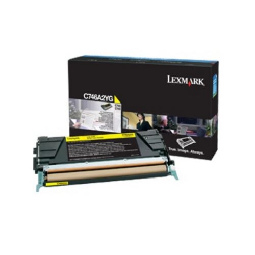 Lexmark (Yield: 7000 Pages) Yellow Toner Cartridge for C746/C748 Printers