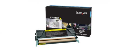 Lexmark (High Yield: 10,000 Pages) Yellow Toner Cartridge for C748 Printers